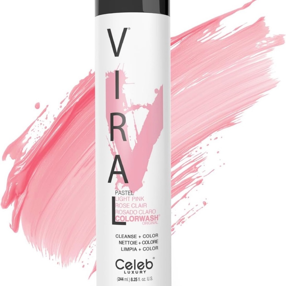 Viral Light Pink Colorwash
